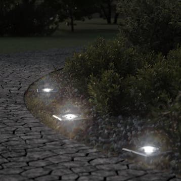 vidaXL Buitengrondverlichting vierkant 10,5x10,5 cm, Verzenden, Nieuw, Aluminium