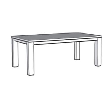 Eettafel-T Tegelen - eettafel, Huis en Inrichting, Tafels | Eettafels, Nieuw, Overige vormen, Overige materialen