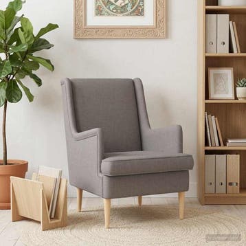 vidaXL Fauteuil Taupe Stof, Verzenden, Nieuw