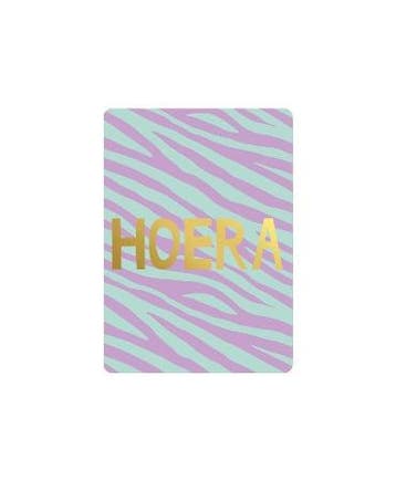 1x Cadeaukaart HOERA (Cadeaukaarten A7, Kaarten & Labels), Ophalen of Verzenden, Nieuw