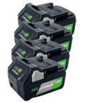 4 stuks: Hikoki Multivolt BSL36A18, 123accu huismerk, Verzenden, Nieuw