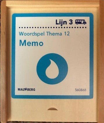 Lijn 3  Woordspel Thema 12, Memo, Verzenden, Nieuw