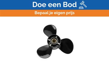 Bieden: Michigan Match 3-Blade Aluminum Boat Propeller 9 3/, Watersport en Boten, Ophalen of Verzenden, Nieuw