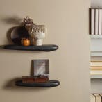 WOOOD Rock Wandplank - Aluminium - Zwart - 7x60x13 -, Verzenden, Nieuw