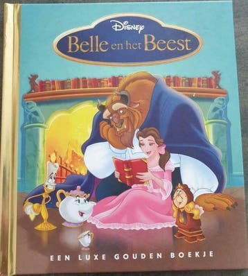 DISNEY Een Luxe Gouden Boekje - Belle en het Beest, Verzenden, Gelezen