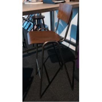 (MDK-106425) VLK vintage barkruk, nieuw, Ophalen of Verzenden, Nieuw