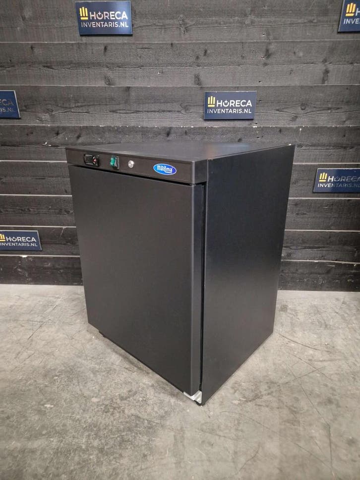 Koelkast | Maxima | 200 L | zwart | 230V | horeca, Zakelijke goederen, Horeca | Keukenapparatuur, Nieuw in verpakking, Koelen en Vriezen
