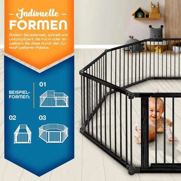 Grondbox - Baby box - Kinderbox - Babybox - Speelbox -7,2 m, Verzenden, Zo goed als nieuw