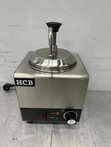 HCB RVS Verwarmde sauspomp Sauswarmer 2 liter Kaas Karamel, Ophalen of Verzenden, Nieuw in verpakking