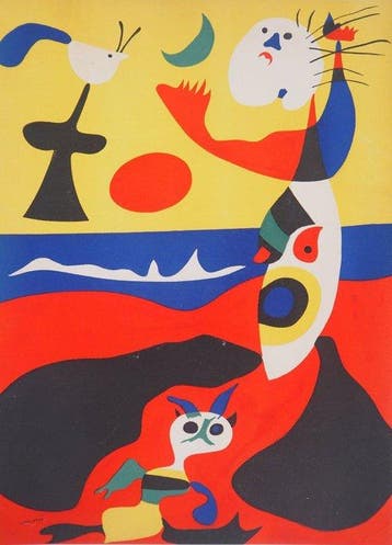 Joan Miro (1893-1983) - Famille surréaliste : Lété