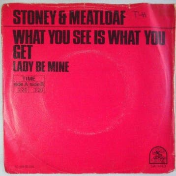Stoney & Meatloaf - What you see is what you get - Single, Verzenden, Nieuw in verpakking