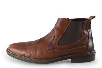 Rieker Enkellaarzen in maat 43 Bruin, Kleding | Heren, Schoenen, Bruin, Verzenden, Overige typen, Zo goed als nieuw