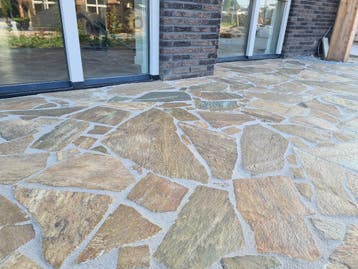 flagstone Karystos Brown / Karystos Brown flagstone, Nieuw, Natuursteen, Terrastegels