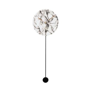 Karlsson Wandklok Pendule Longue wit, Verzenden, Nieuw