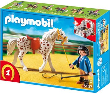 Playmobil Country Knabstrupper met Paardenbox - 5107 (Nieuw), Verzenden, Nieuw