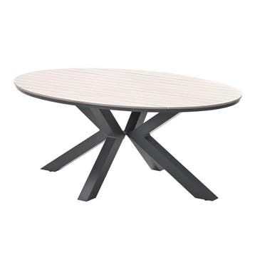 Garden Impressions Tulli tuintafel 180x115 cm - light teak, Verzenden, Nieuw