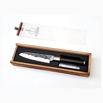 Santoku Knife - 440C Japanese Stainless Steel - Forged and