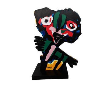 Karel Appel (1921-2006) - Dancing Girl Wooden Edition