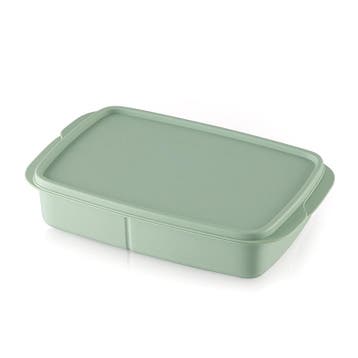 Tupperware Lunchbox met vakjes, Ophalen of Verzenden, Nieuw, Groen