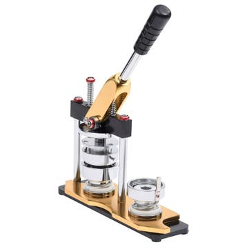vidaXL Buttonmachine met cirkelsnijder draaipunch 44 mm, Verzenden, Nieuw
