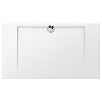 Douchebak Allibert Slim 160x90x4 cm Wit Glanzend, Ophalen of Verzenden, Nieuw, Overige typen