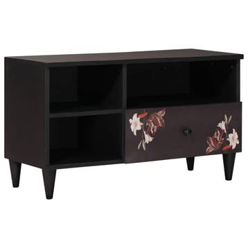 vidaXL Opslagkasten Multikleur 80 x 33,5 x 46 cm Massief, Verzenden, Nieuw