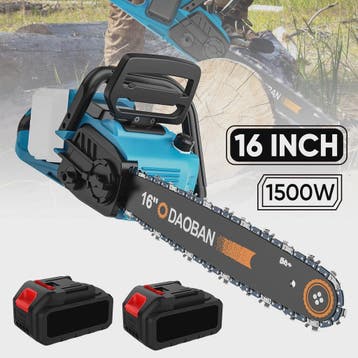 16-Inch Accu Kettingzaag - Borstelloze Krachtpatser voor Sno, Tuin en Terras, Verzenden, Nieuw