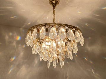 Lamp - Plafondlamp in Empire-stijl / mand – Structuur van, Antiek en Kunst
