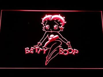 Betty Boop neon bord lamp LED cafe verlichting reclame licht, Verzamelen, Merken en Reclamevoorwerpen, Verzenden, Nieuw