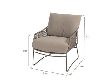 Moretti lounge tuinstoel terre 4 Seasons Outdoor, Tuin en Terras, Tuinsets en Loungesets, Ophalen of Verzenden, Nieuw