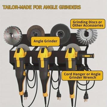Heavy-Duty Metalen Wandrek voor Gereedschap - 3-Laags Organi, Verzenden, Nieuw
