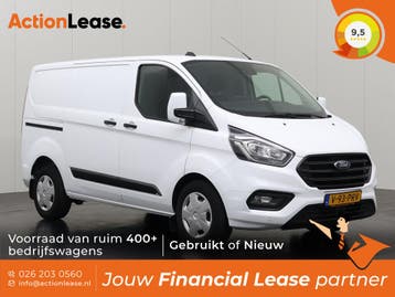Ford Transit Custom Bestelbus L1 H1 2022 Diesel Automaat, Auto's, Ford, Automaat, Zwart, Wit, Diesel