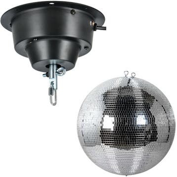 Ayra DanceFX MB40-5x5 spiegelbol 40 cm met motor, Verzenden, Nieuw