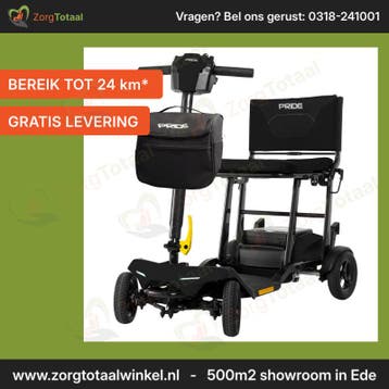 Opvouwbare scootmobiel - Pride GoGo Super Portable Carbon .., Ophalen of Verzenden, Nieuw, Pride