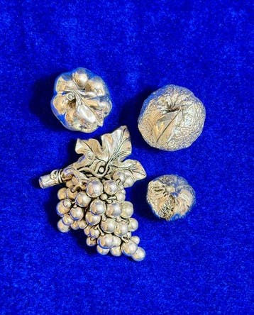 ARDE & Gamma Argenti - Beeldje - “Large” Fruit Set (4) - 925