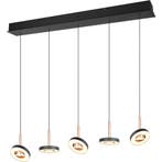 LED Hanglamp - Trio Select Guano - 5 Lichtpunten van 8 Watt, Ophalen of Verzenden, Nieuw, Metaal