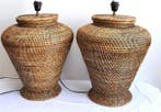 Tafellamp (27) - Rattan