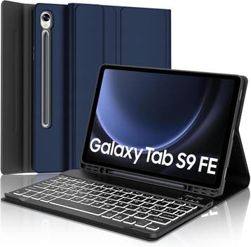 Toetsenbordcase samsung tab s9/fe | retourdeal 38% korting, 11 inch, Bescherming voor- en achterkant, Ophalen of Verzenden, Zo goed als nieuw