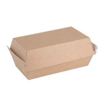 Composteerbare hamburgerdoosjes | kraft, Verzenden, Nieuw in verpakking