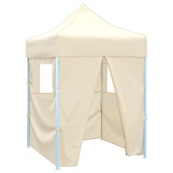 vidaXL Partytent 200 x 200 x 315 cm Crèmekleurig Oxford Stof, Verzenden, Nieuw, Partytent