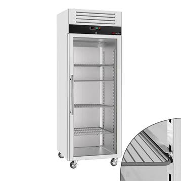 GGM Gastro | Vrieskast rvs ECO - GN 2/1 - 700L - 1 glazen |, Witgoed en Apparatuur, Vriezers en Diepvrieskisten, Verzenden, Nieuw