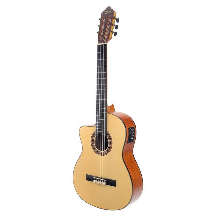 Valencia VC304CEL Linkshandige Cutaway Klassieke Gitaar 4/4, Muziek en Instrumenten, Snaarinstrumenten | Gitaren | Akoestisch