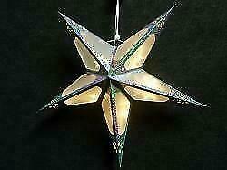 Origami ster 60x60 cm. kleur ZILVER, Diversen, Kerst, Ophalen of Verzenden, Nieuw