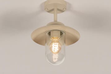 Rietveld Plafondlampen - Beige - Aluminium, Verzenden, Nieuw