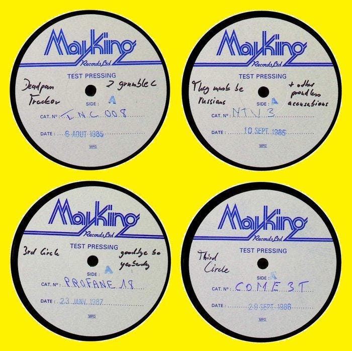Lots of 4x Mayking Test-Pressing LP/12s - Third Circle, Cd's en Dvd's, Vinyl Singles
