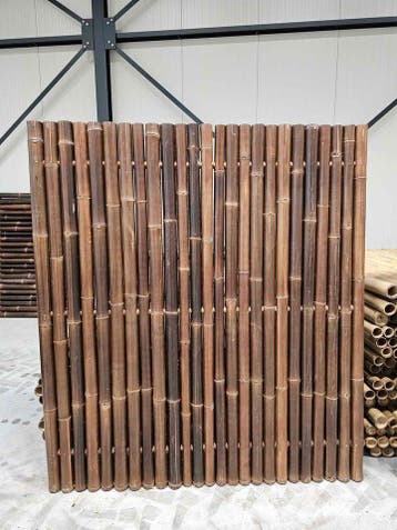 Bamboe schutting - Diverse afmetingen - Naturel &amp; Dark, Tuin en Terras, Schuttingen, Overige materialen, 1 tot 2 meter, Minder dan 3 meter
