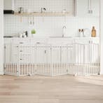 vidaXL Hondenhek inklapbaar met deur 6 panelen 300 cm, Verzenden, Nieuw