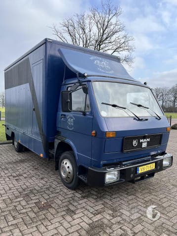 Degelijke MAN-VW paardenvrachtwagen!, Ophalen, Zo goed als nieuw, Overige typen