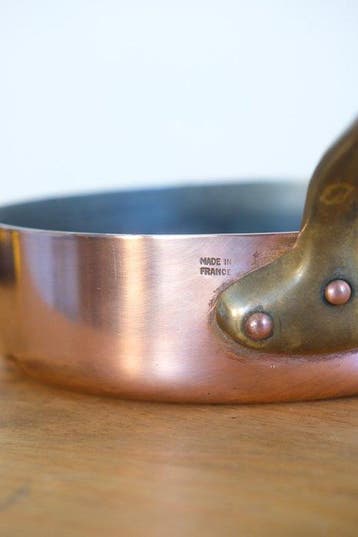 Made in France - Steelpan - Koper - Koperen sautépan 20 cm