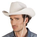 Hoed vilt Cowboy wit, Ophalen of Verzenden, Nieuw